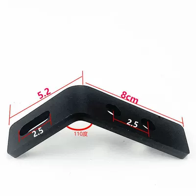 Accessories Kit Adapter Bracket Saddlebag, Motorcycle frame - o-type-bending-pair-110-degrees