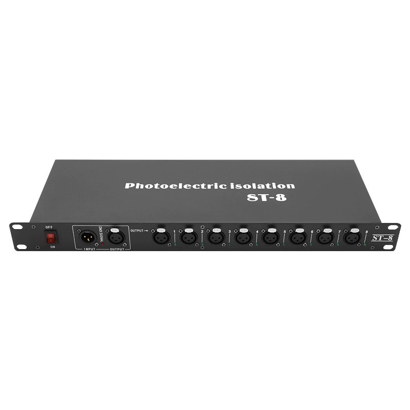Сигнальный усилитель освещения DMX512 Expansor RDM Распределение сцены 4 светильника Электрическая изоляция 8 укреплений