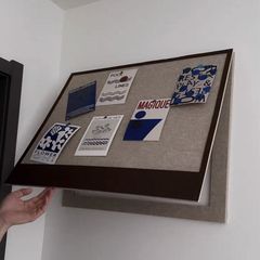 电表箱遮挡装饰画毛毡板照片墙自粘免打孔留言板墙面装饰配电箱