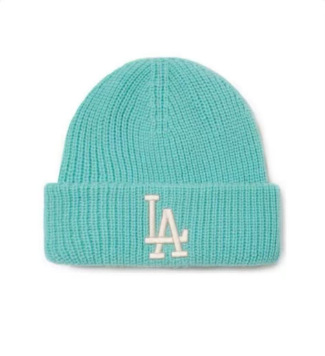 모직 모자 - 레이크 블루 LA 라지 라벨