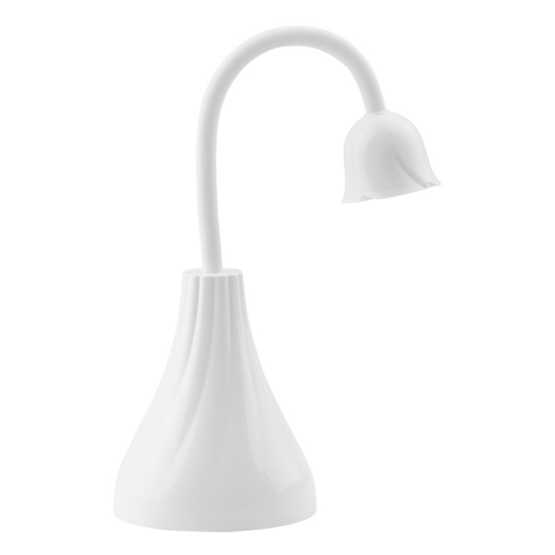 Nuevo estilo japonés recargable Rosa lámpara de uñas Internet celebridad almacenamiento eléctrico blanco Lotus uñas lámpara de hornear para uñas pegatinas