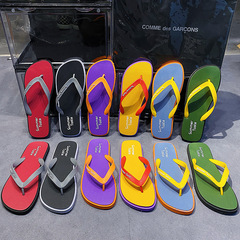 新款2024軟底人字拖鞋男士室外穿涼鞋夾腳夏季人字拖沙灘潮流防滑