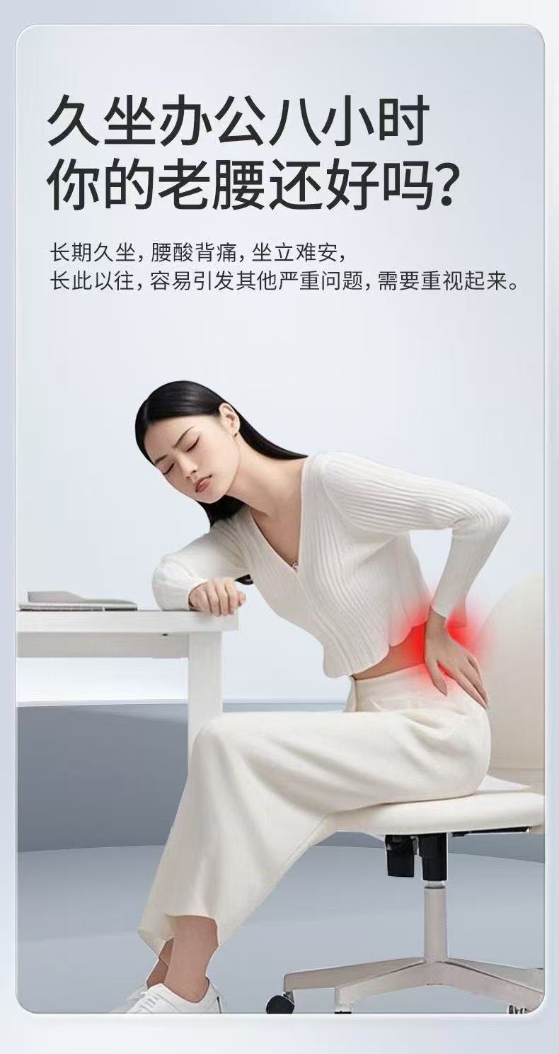 Nortech Lumbar Support Cushion for Long Sitting, Ergonomic Seat Cushion for Office and Car, Lumbar Support Gift