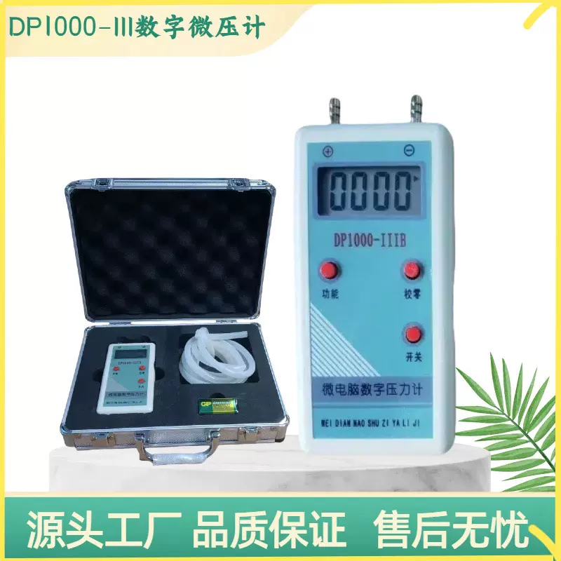 隆拓牌 数字式微压计DP1000-IIIB微电脑数字压力表 微差压表仪器