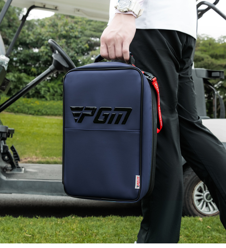 Túi đựng giày golf PGM siêu nhẹ chống thấm nước — XB007-Màu đen, XB007-màu trắng, XB007-màu xám, XB007-màu xanh hải quân chi tiết 14