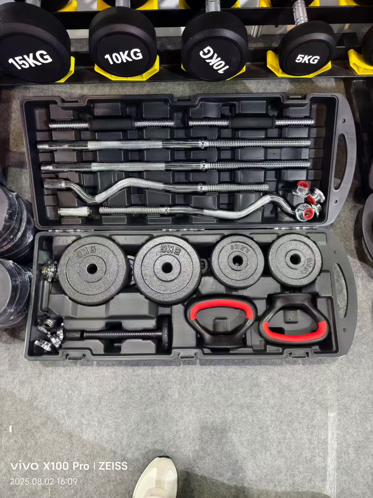 Erkekler ve kadınlar için ayarlanabilir ağırlıklı dambıllar, evde kullanım için boyalı dökme demir halter seti, toptan kalınlaştırılmış bar spor fitness ekipmanları.