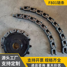 可锻打铸造F801输送链条厂家 现货40CR模锻煤气罐钢瓶输送链条