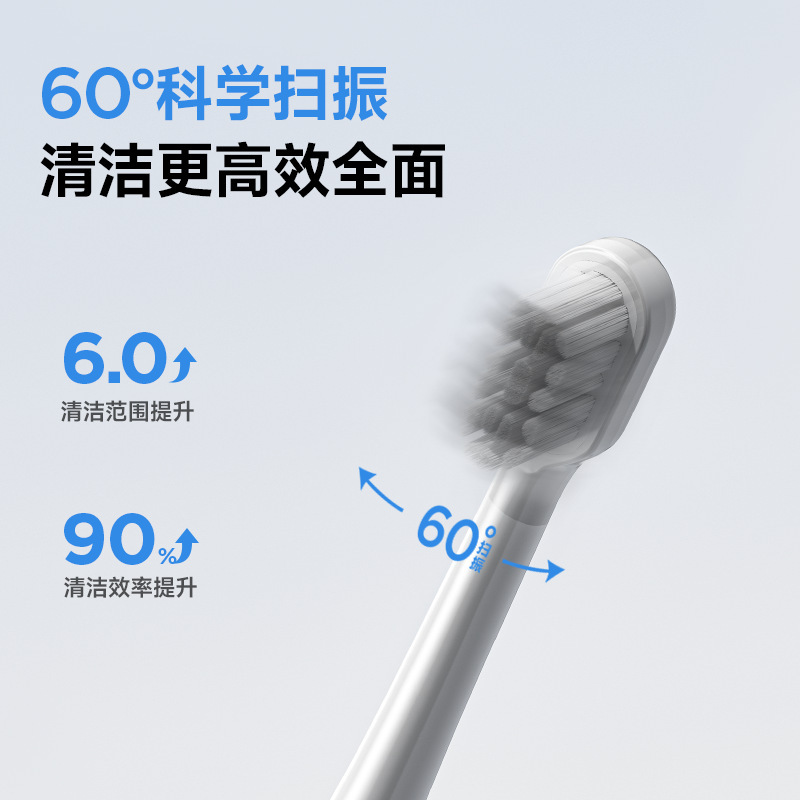 国境を越えた新しいスマート電動歯ブラシ IPX7 防水音波振動歯ブラシ歯のクリーニング掃除音波男性と女性|undefined