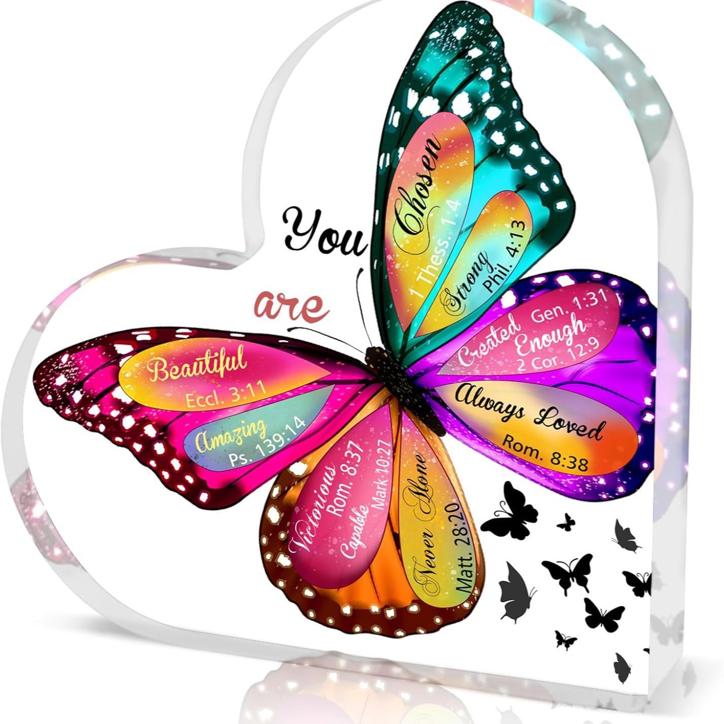 励志蝴蝶装饰女士独特生日礼物 送给女士的礼物 送给女性、