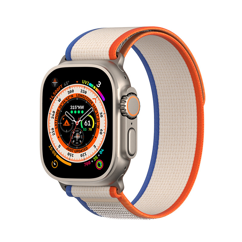 Adecuado para applewatch nylon tejido Apple Watch banda iwatch8 Wild Trail banda de reloj universal image 11