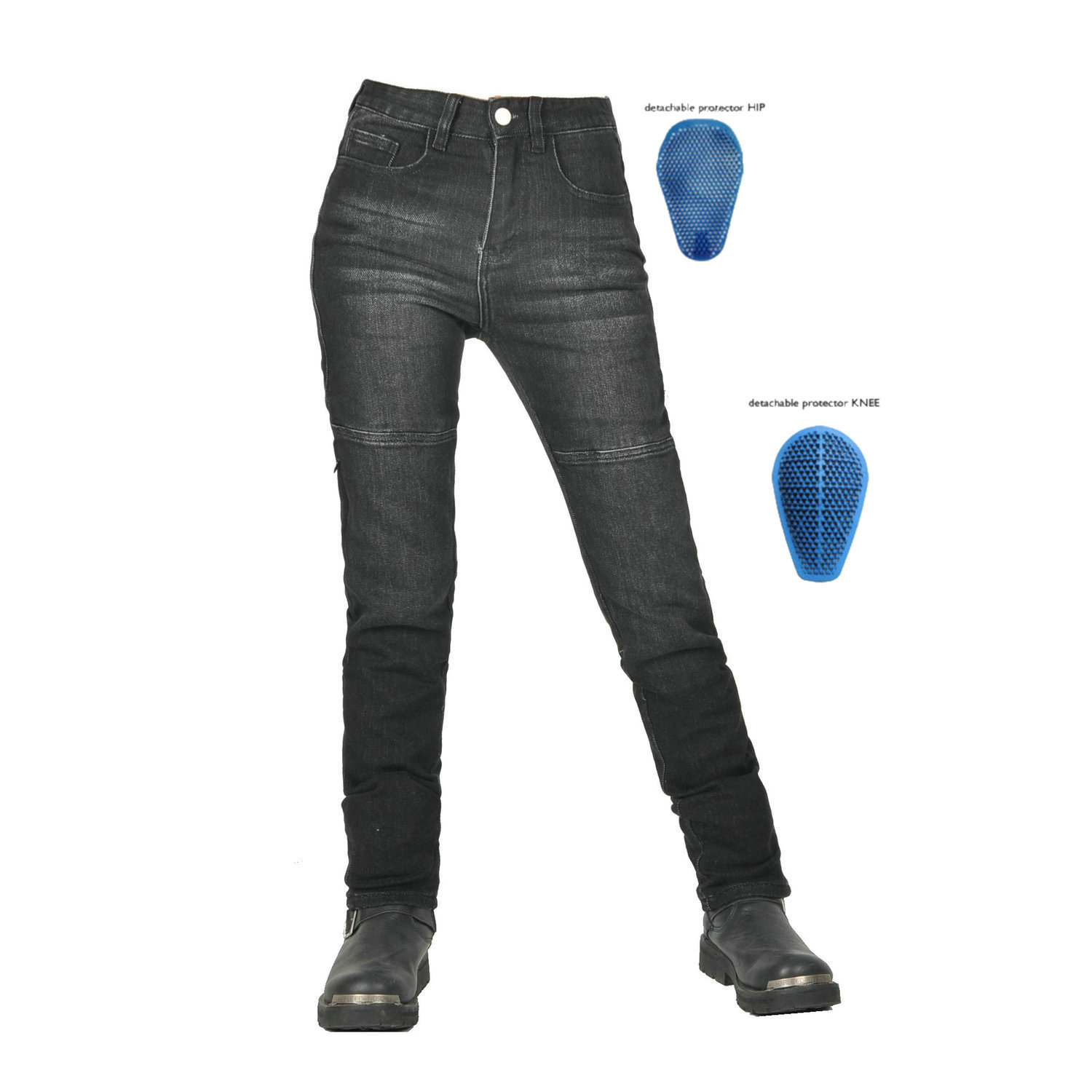 Winx Wheels motocicleta jeans mujer motocicleta pantalones de ciclismo anti-desgarro y resistente al desgaste pantalones anti-caída equipo de protección de silicona