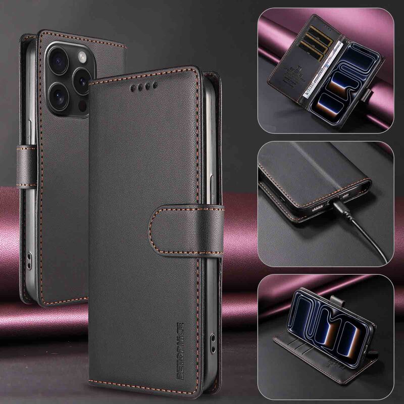 Suitable for OPPO Reno16Pro anti-theft phone case A6X flip cover 15F protective case A79 wallet leather case A58 Suitable for OPPO Reno16Pro anti-theft phone case A6X flip cover 15F protective case A79 wallet leather case A58