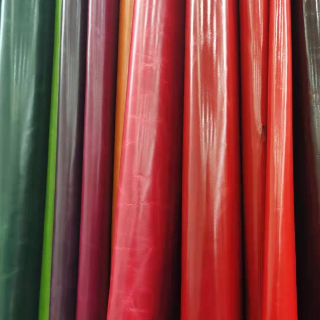 透亮油蜡牛皮腊感油蜡打蜡双色头层各种色系真皮面料箱包鞋靴皮具