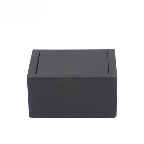 High-end rotating flip paintable tactile glue sand matte texture gift decoration packaging box cufflink box