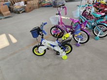 儿童单车女12寸14寸16寸18寸宝宝单车带靠背款公主车2-10岁批发