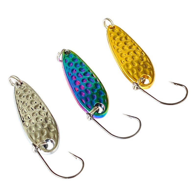 Lentejuelas de cáscara de maní meteorito lentejuelas de boca de caballo luya cebo falso rebordear raya blanca corriente de agua dulce