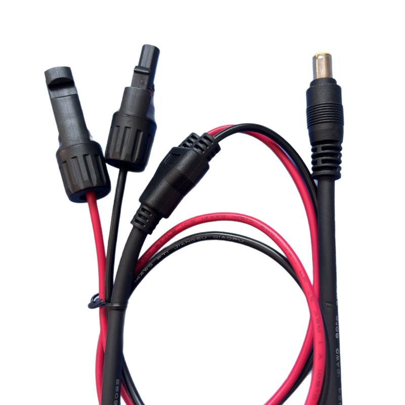 MC4 - DC 8mm 延長ケーブル、DC7909 - DC8020 - DC5525 コネクタ付き|undefined