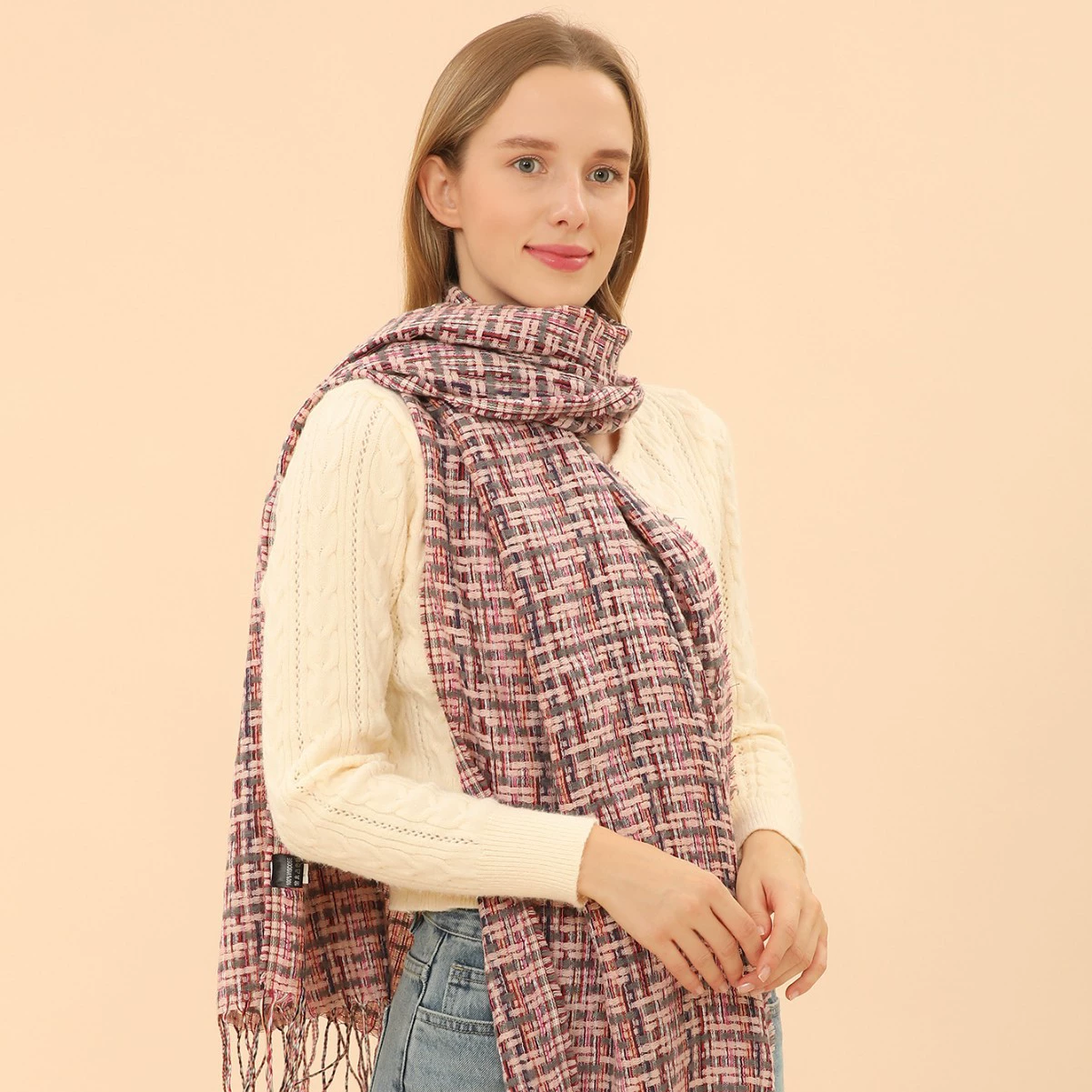 Winter scarf, cloak, fashionable trench coat, (Cross-border trading), high-quality style, autumn, custom-made, wholesale