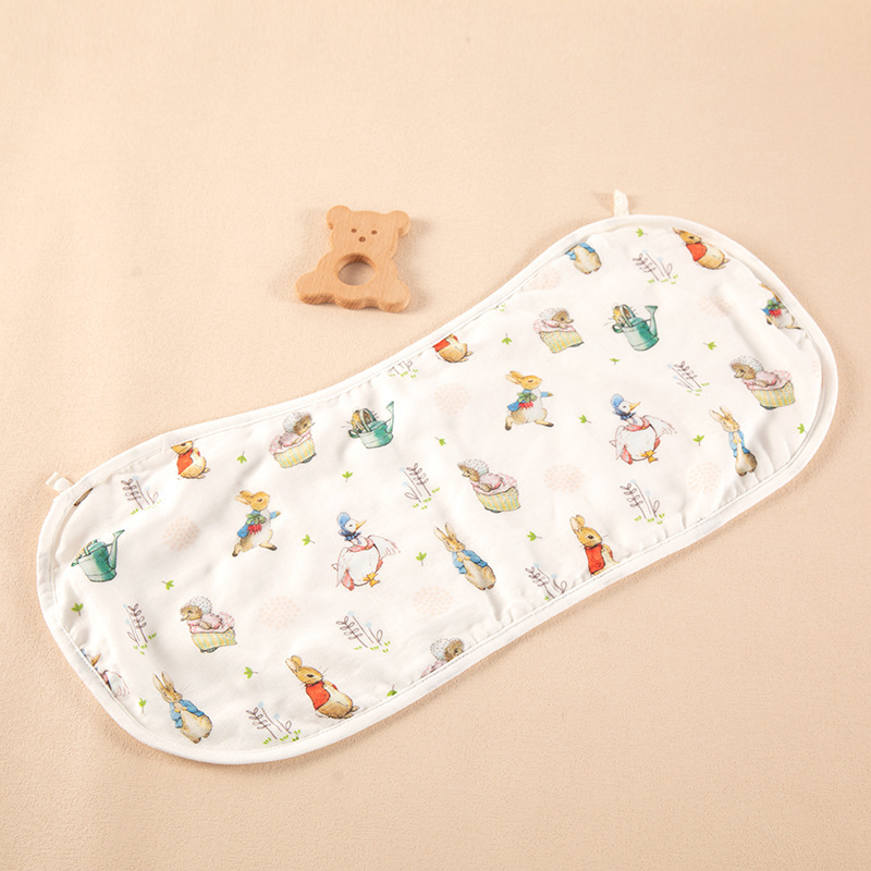 Almohada de película de nube de bebé antibacteriana fresca de verano, un paño de hilo de algodón de bambú, toalla de hipo anti-escupir, almohada plana para bebé, toalla de saliva