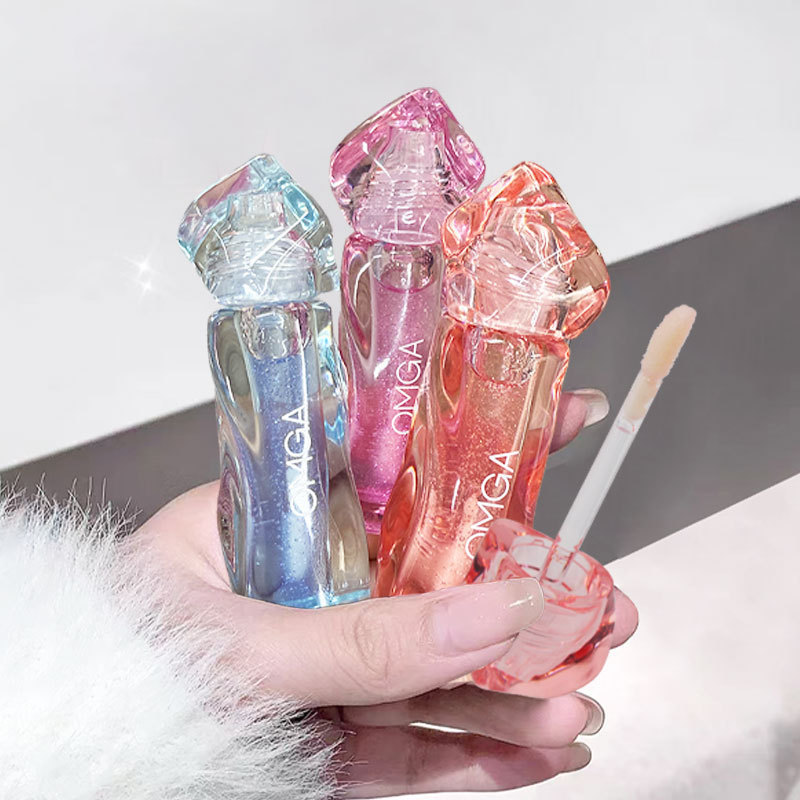 OMGA espejo de agua esmalte labial miel labial transparente no fácil de descolorar estudiantes de la parte de la cara Tuk Tuk lipstick lipstick barato image 3