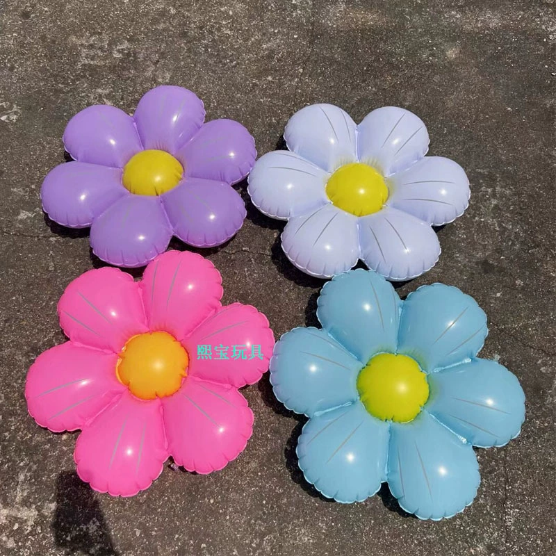 Разноцветный воздушный шар с изображением ромашки и подсолнуха, реквизит для фотосессии на день рождения, украшение для классной церемонии, макет сцены