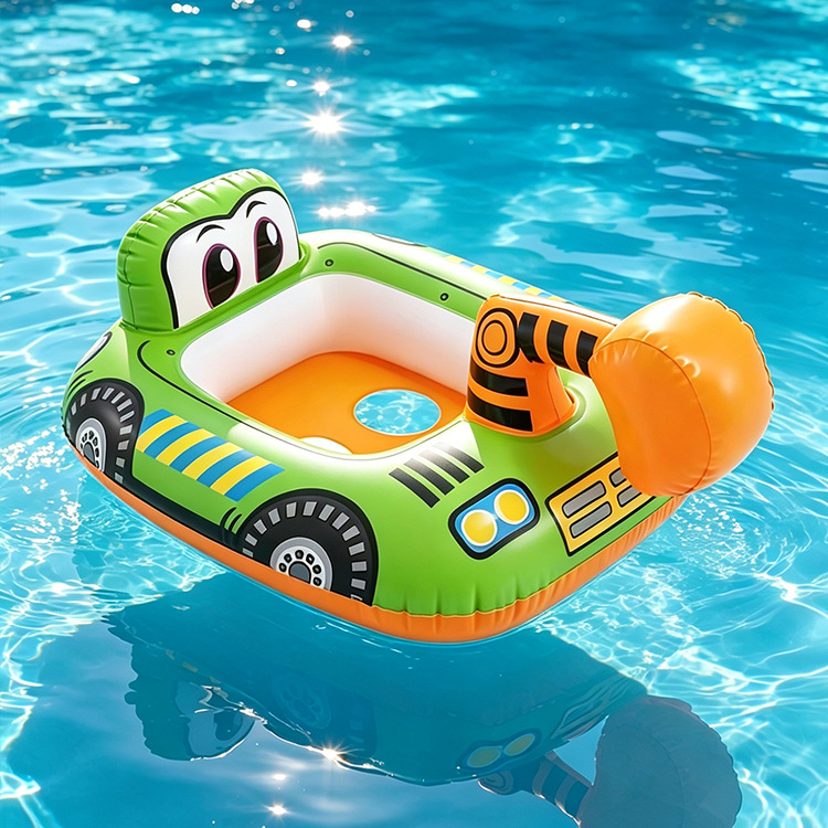 Anillo de natación infláble para niños pequeños barcos de agua para bebés embarcaciones de agua engrosado PVC asiento de niños PVC ecológico image 16