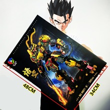 国风机甲积木可兼容乐高拼接黑悟空手办三国吕布摆件男孩玩具批发