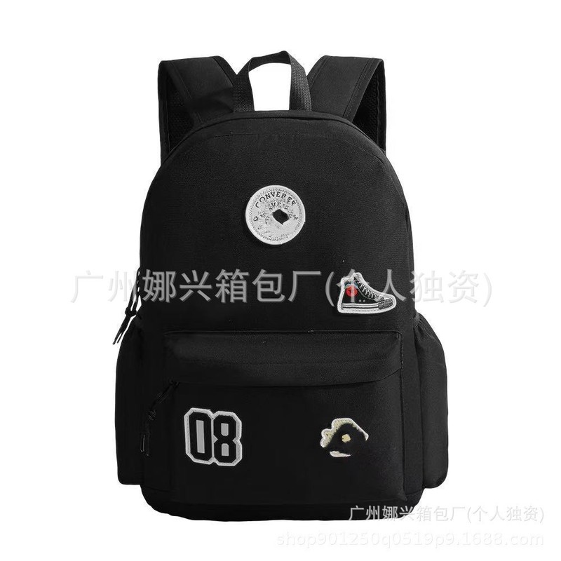 kw同款大容量双肩包简约背包时尚时尚轻便防水学生书包|undefined
