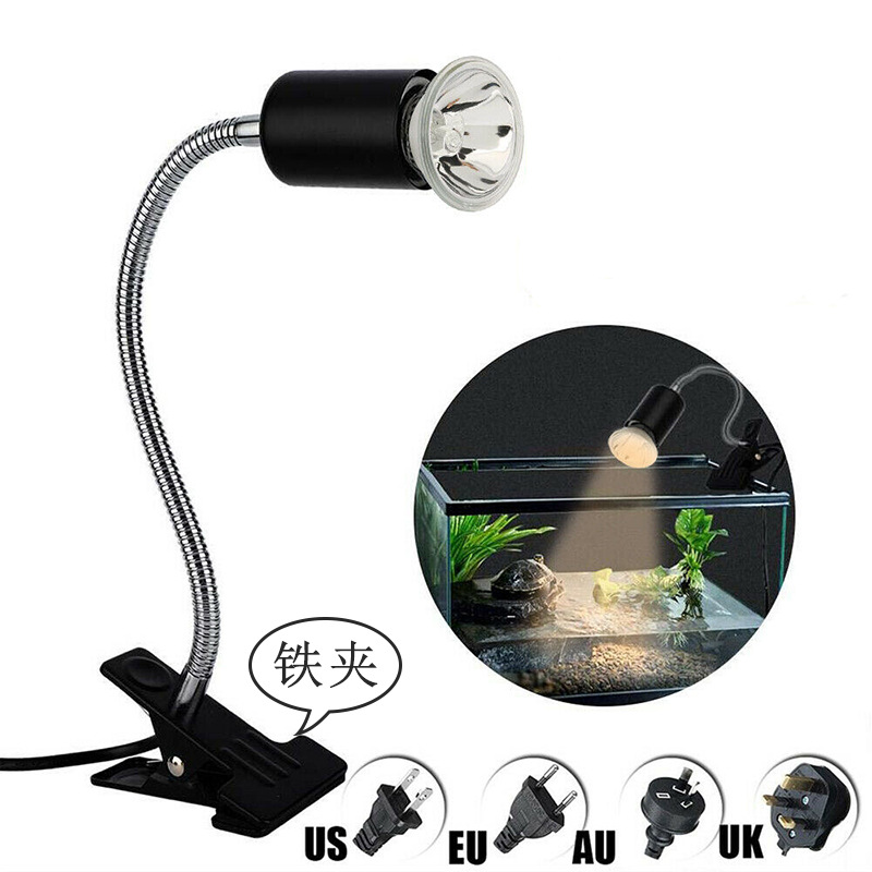 Turtle Sunning Lamp Stand UVBUVA Full Spectrum Amazon Turtle Lamp Bracket Heating Lamp Clip Reptile Lamp Stand