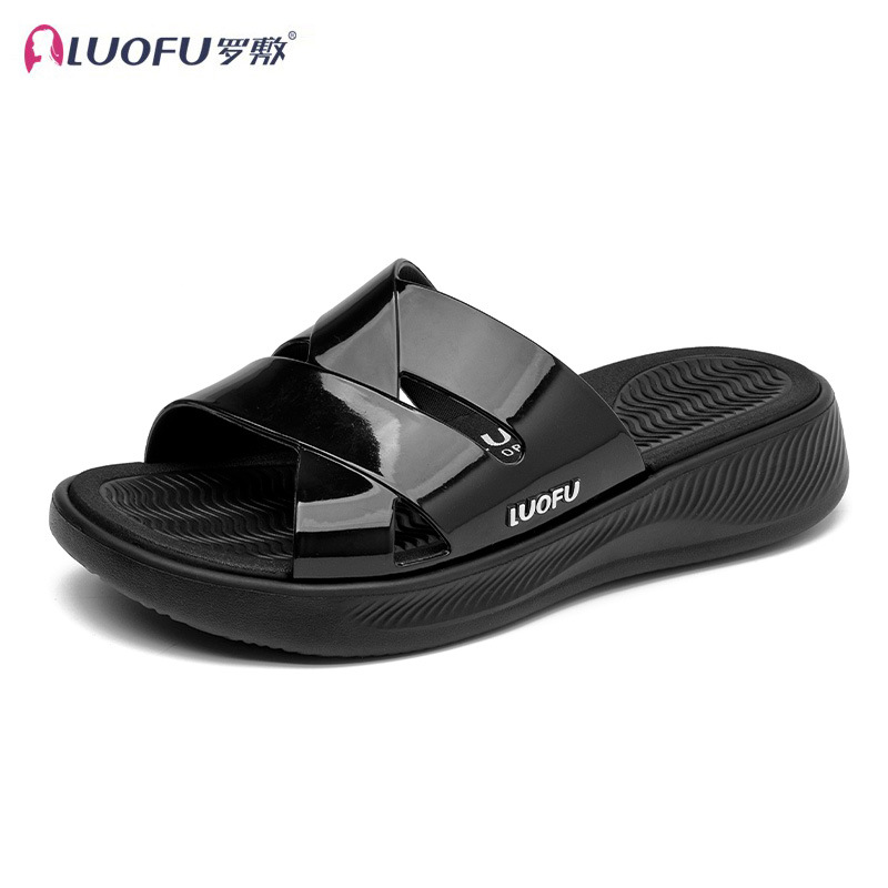 Pantuflas de Plataforma con Tira Cruzada PVC, EVA para Uso Interior y Exterior image 7