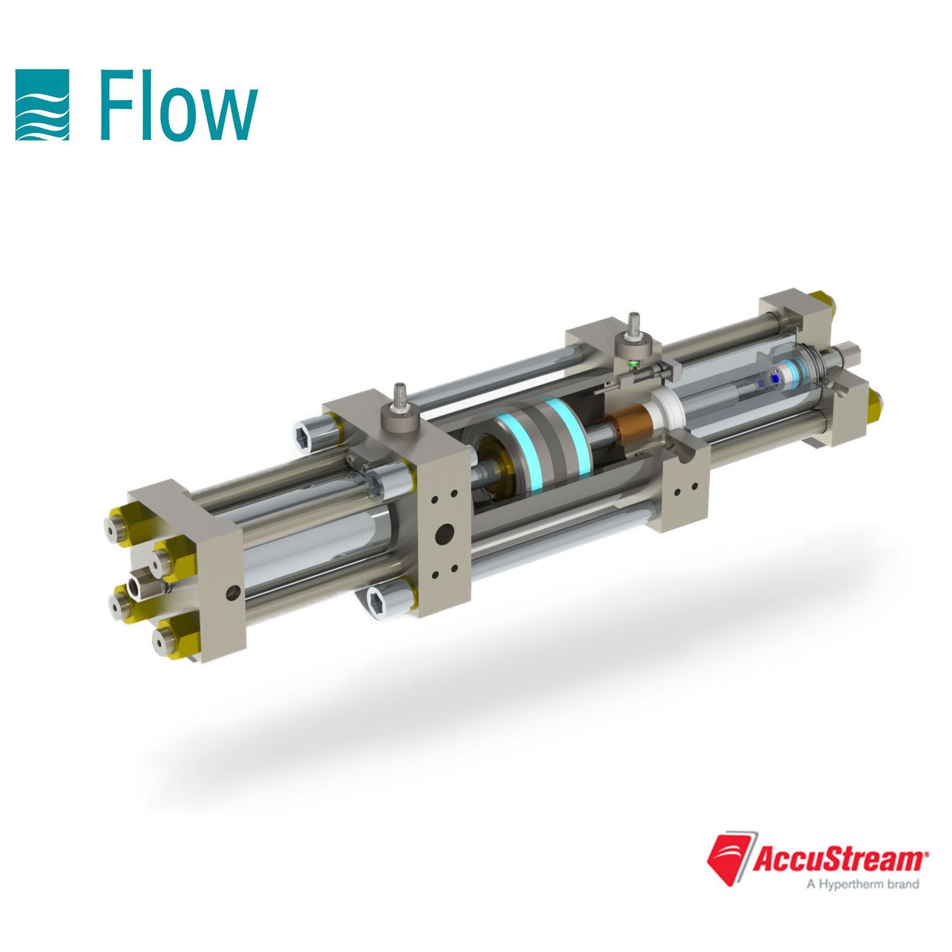 水刀增压器总成，010583-3， 原装进口FLOW水刀增压器，1-12776
