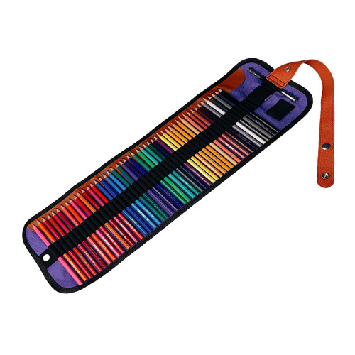 72 Colors Water-Soluble Color Pencils Hexagonal Oil-based Color Pencil Curtain Set Adult Art Student Painting Pencil Wholesale