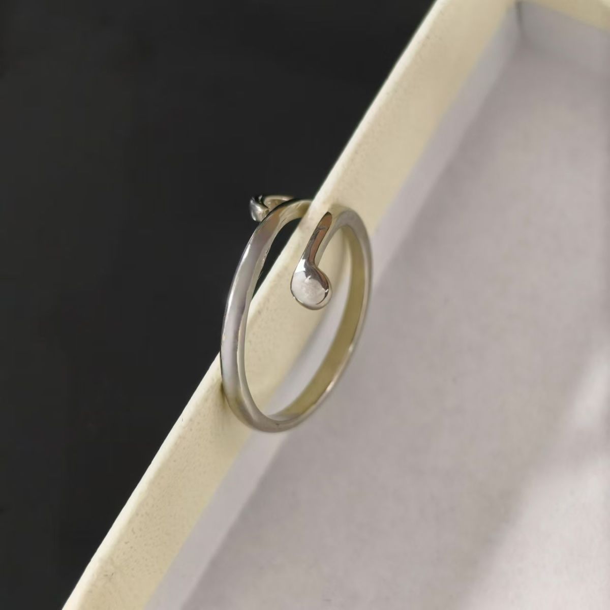 Cute fashionable adjustable brand design ring