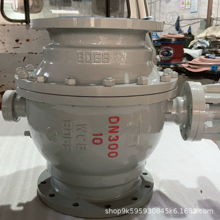 Литейное мягкое уплотнение фиксированный шаровой клапан Q347F-10C DN450 углеродистая сталь мягкое уплотнение фиксированный фланцевый шаровой клапан