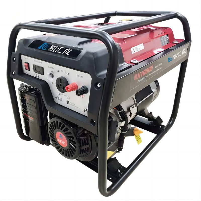 8kw凯汇成品牌风冷加粗框架四冲程汽油发电机组KH10000