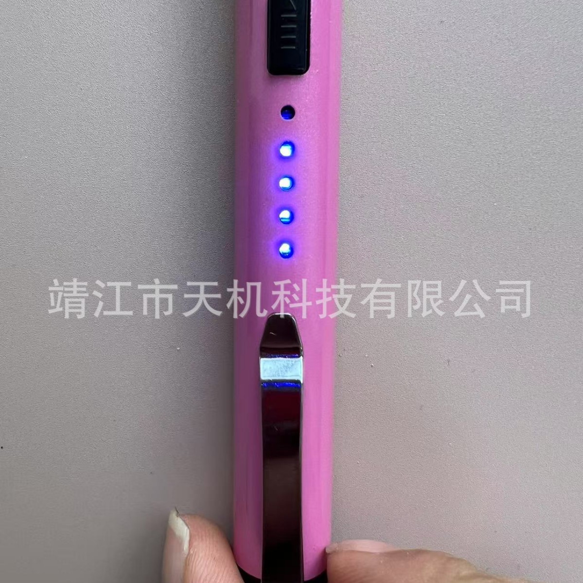 Mini Portable USB Arc Tactical Pen Flashlight with Charging Power Display