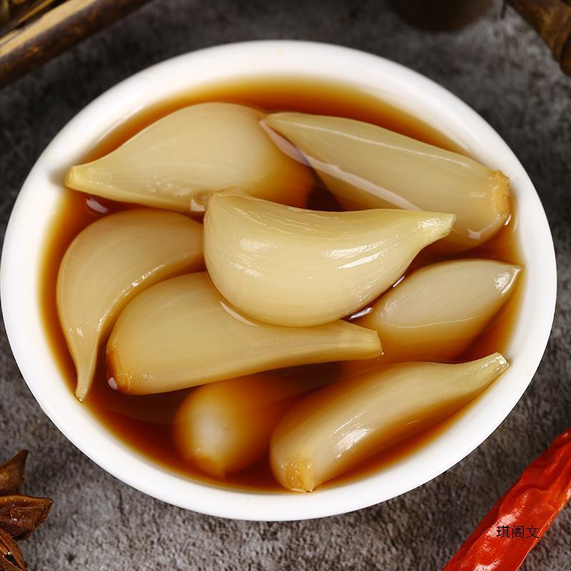 农家风味糖醋蒜头红糖蒜腌蒜头甜蒜头开胃菜下饭菜下酒菜泡蒜糖蒜|undefined