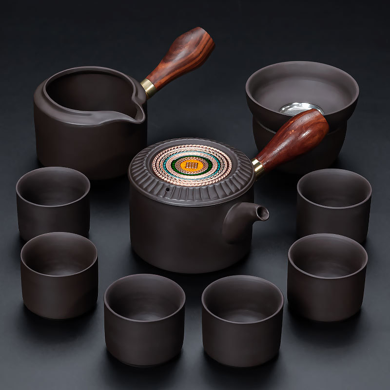 ★기간 한정 핫 세일★✲☾☾✲보라색 모래 10개(다채로운 만다라) - 측면 손잡이/나무✲☾☾✲