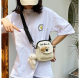 Canvas Small Bag Women's 2022 New Arrival Korean Style Ins Fashionable Letter All-Match Crossbody Bag Hip-Hop Girl's Didi Trumping Bag