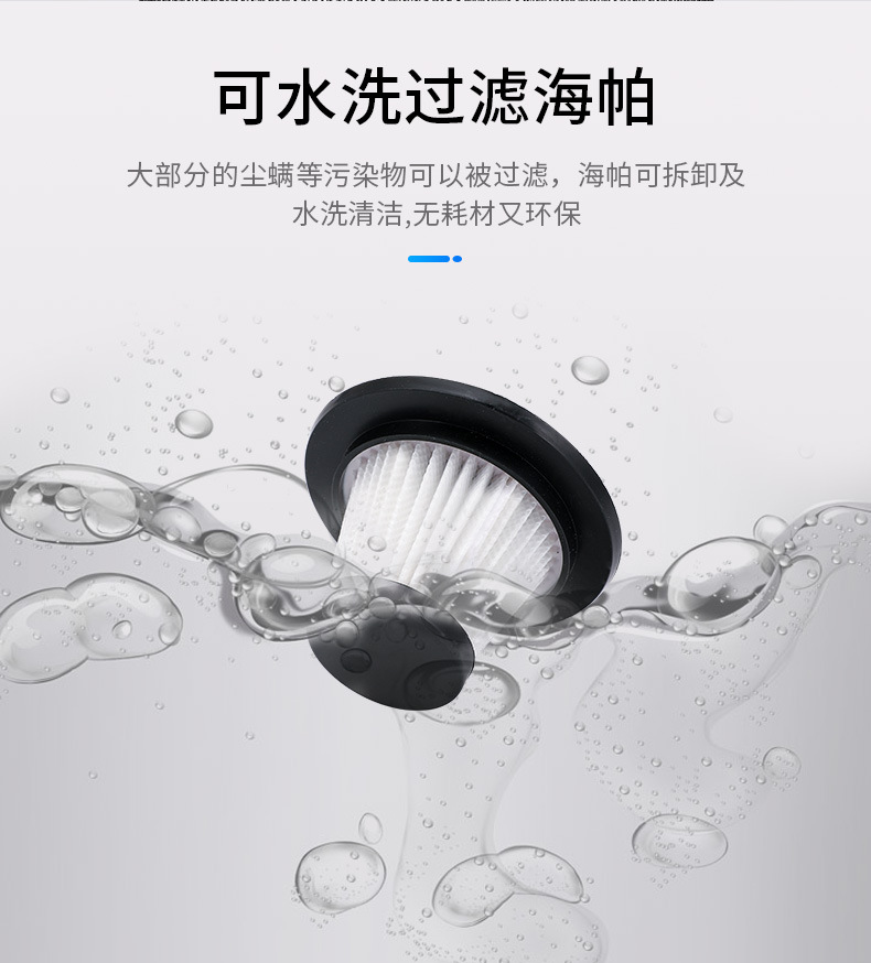 [Premium Selection] Cross-Border Car Vacuum Cleaner, Handheld Wireless Car Vacuum Cleaner, High Suction Power, Small Car Vacuum Cleaner