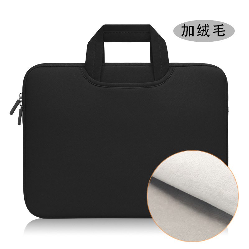 Bolso para computadora simple y delgado, a prueba de golpes y a prueba de caídas, forro para bolsa, forro para bolsa y funda protectora para tableta de terciopelo