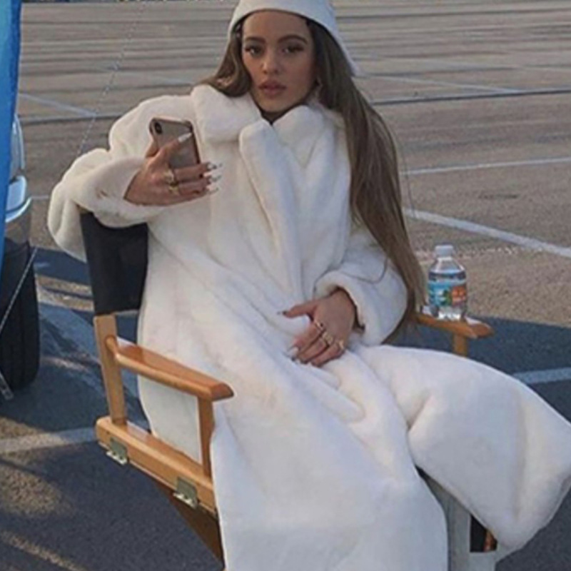 Foreign Trade Korean Style Fur Women's Autumn and Winter Women's Imitation Fur Coat Mao Mao Fashion Mao Mao Coat Fur Coat Women