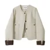 Oatmeal color (quilted lining) (high quality)