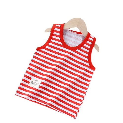 Children's vest pure cotton summer thin foreign trade children's clothing cartoon boys and girls sleeveless tops single piece suspenders wholesale