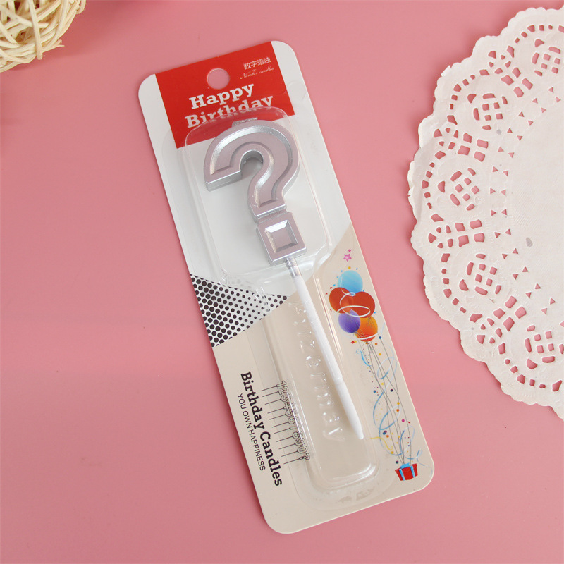 Party Occasion Birthday Symbol Paraffin Party Candle 1 Piece