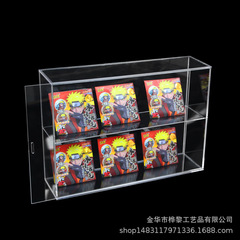 デスクトップ収納ケース整理ケース透明バッジ展示カバー付き透明アクリル防塵ケース保護ケース