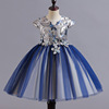 Nail sequins, lace piano, small princess costume, evening dress, children's suit, mesh skirt, suitable for teen