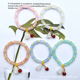 Guofeng Bamboo Gourd Bracelet High-rise Bracelet Scenic Spot Hot Jewelry Red Book Online Celebrant Explosions Antique Bracelet