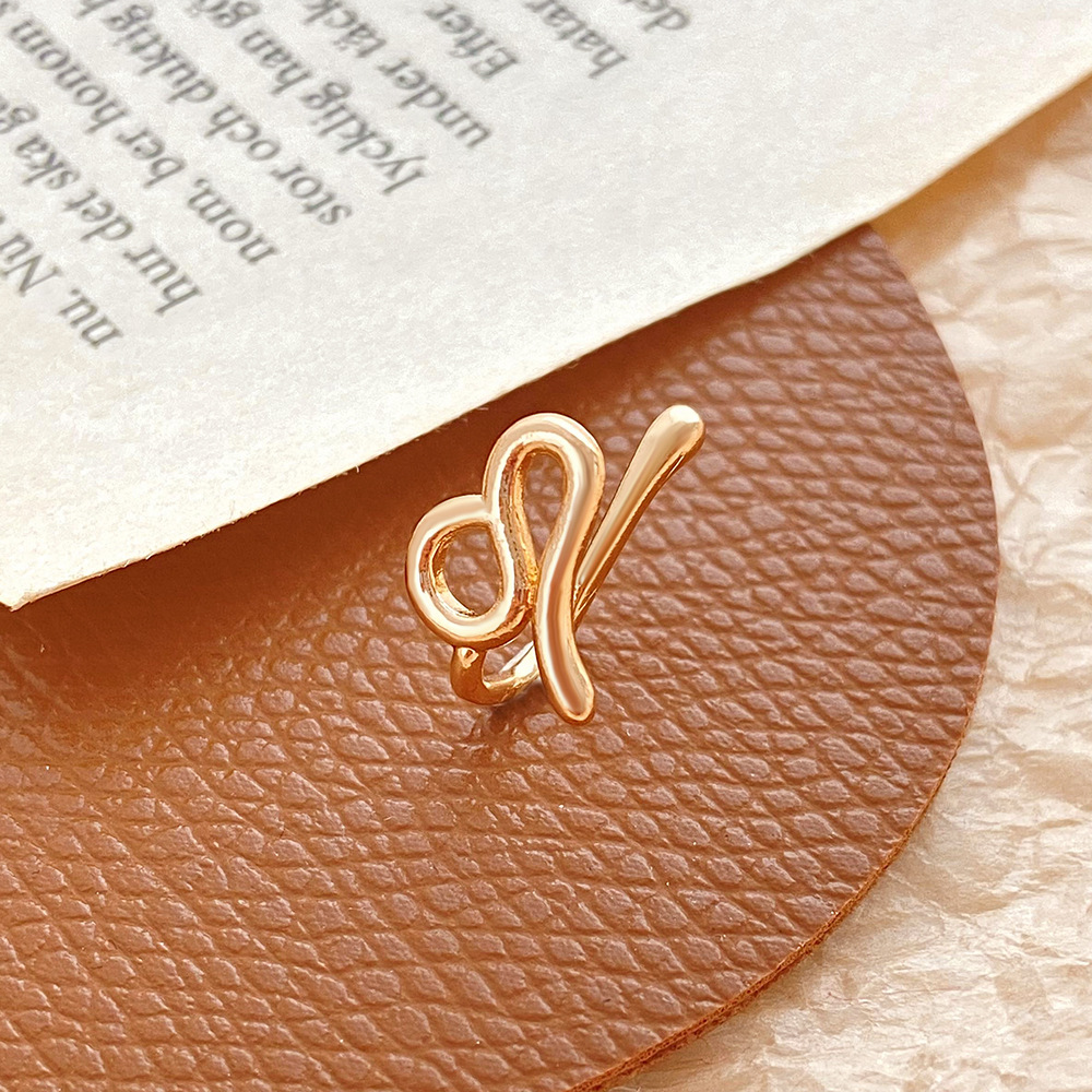 Fashion Metal 12 Constellation Perforation-Free Nasal Splint Geometric U-Shaped Copper Nose Ring