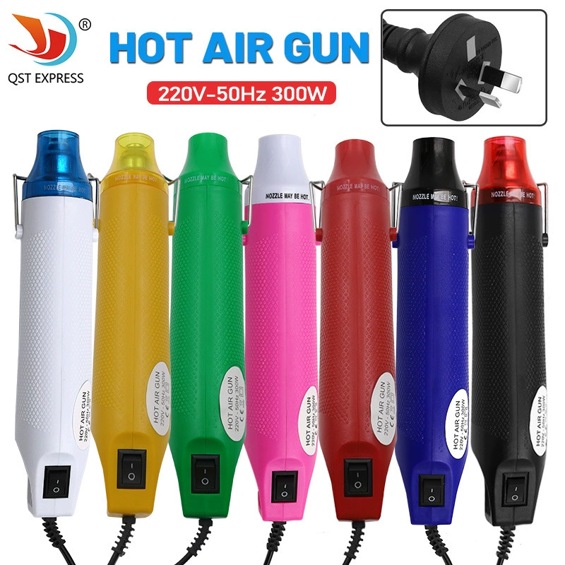 Резиновый штамп DIY ручной работы глины нагревательный фен термоусадочный лист стереотипный инструмент пистолет 220 В Австралийский Калибр Пистолет с горячим воздухом